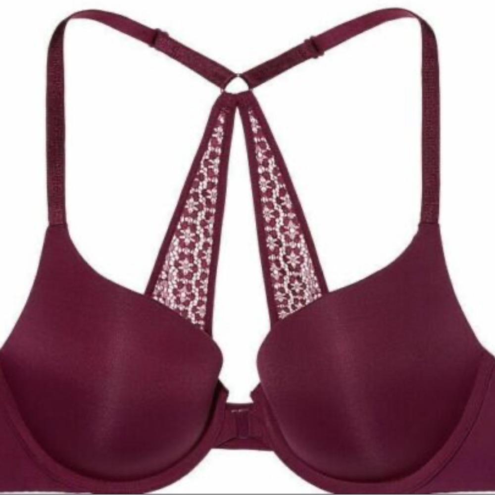 Victoria’s Secret Burgundy Perfect Shape Push-up Bra